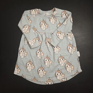 Huxbaby Unicorn Print Dress